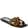 STEVE MADDEN WOMENS SLIDE SANDAL - LEOPARD